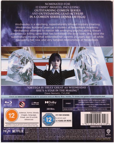 Wednesday Season 1 [Blu-Ray]
