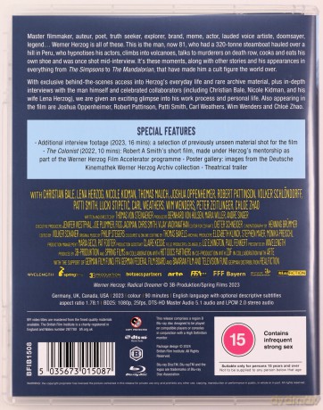 Werner Herzog - Radical Dreamer (Werner Herzog. Radykalny marzyciel) [Blu-Ray]