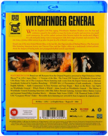 Witchfinder General (Pogromca czarownic) [Blu-Ray]