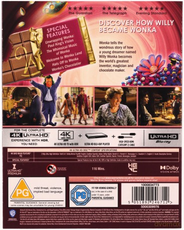 Wonka [Blu-Ray 4K]