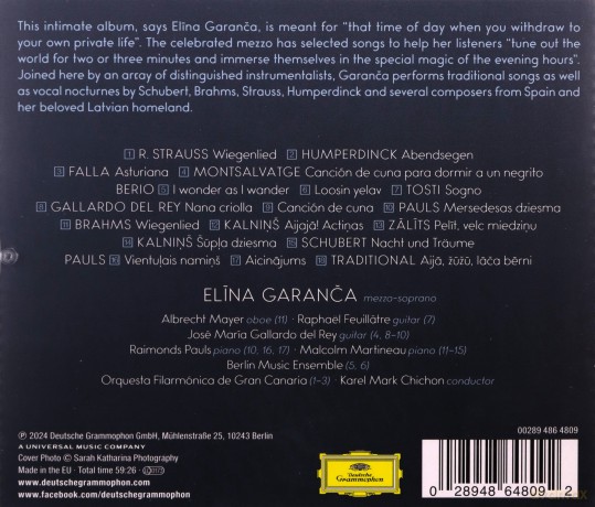 Elina Garanca: When Night Falls [CD]