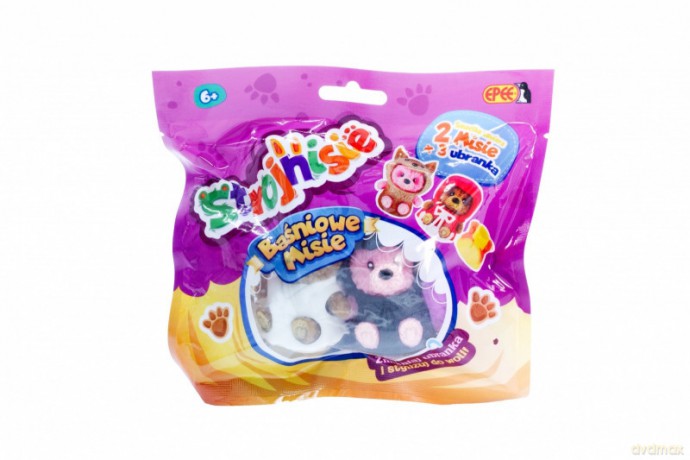 Strojnisie - Baśniowe Misie - 2-pack Aniołek+Diabeł+fioletowa sukienka księżniczki [FIGURKA]