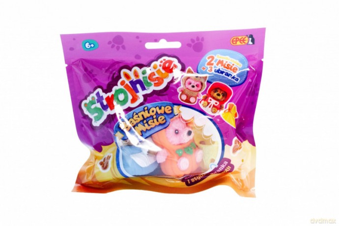 Strojnisie - Baśniowe Misie - 2-pack Kopciuszek+Dynia+strój Brzydkiego Kaczątka [FIGURKA]