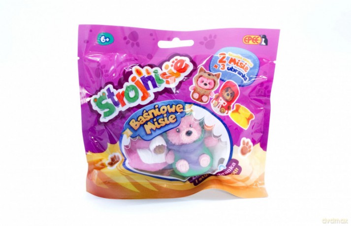 Strojnisie - Baśniowe Misie - 2-pack Księżniczka+Smok+strój Łabędzia [FIGURKA]