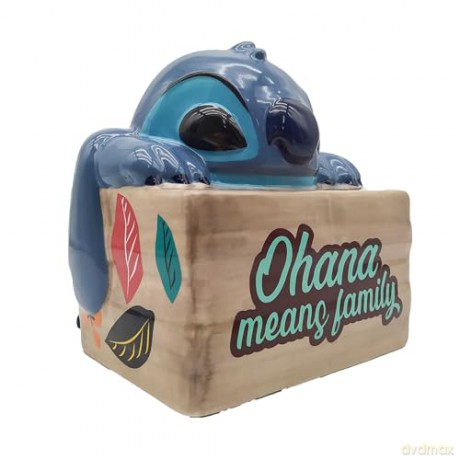 DISNEY Cookie Jar Lilo & Stitch - Ohana / Pojemnik na ciastka Disney - Lilo & Stitch - Ohana - ABS
