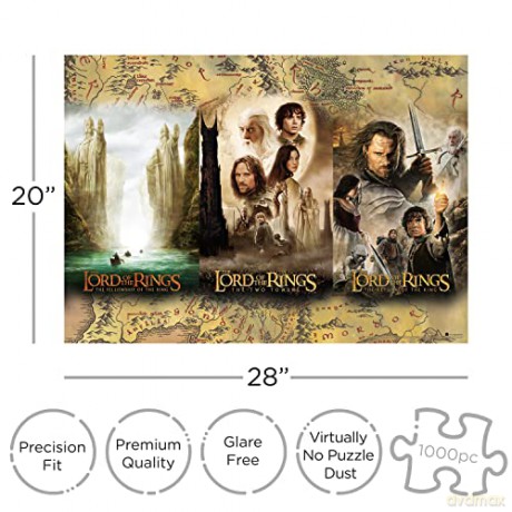 Puzzle Aquarius Władca Pierścieni 1000 elementów Puzzle Władca Pierścieni 65-369