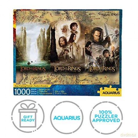 Puzzle Aquarius Władca Pierścieni 1000 elementów Puzzle Władca Pierścieni 65-369