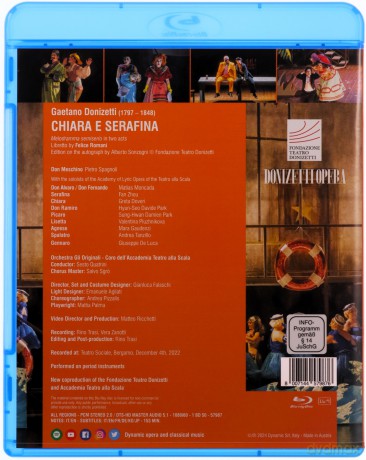 Gaetano Donizetti: Chiara e Serafina [Blu-Ray]