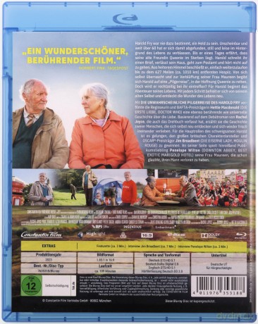 The Unlikely Pilgrimage of Harold Fry  [Blu-Ray]