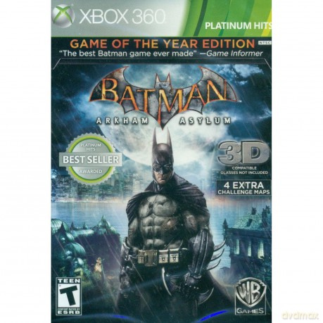 Batman: Arkham Asylum (Game of the Year Edition) (Platinum Hits) [GRA XBOX360]