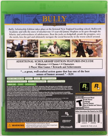 Bully: Scholarship Edition [GRA XBOX ONE]