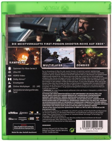 Call of Duty Black Ops Cold War (GER/Multi in Game) [GRA XBOX SERIES X]