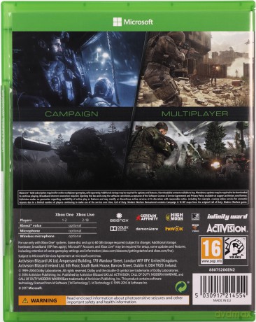 Call of Duty: Modern Warfare Remastered [GRA XBOX ONE]