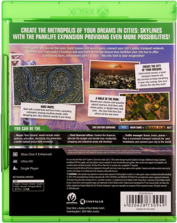 Cities: Skylines - Parklife [GRA XBOX ONE]