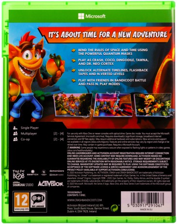Crash Bandicoot 4: It's About Time [GRA XBOX ONE]