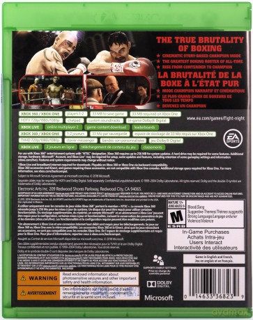 Fight Night Champion (X360/XONE) [GRA XBOX ONE]