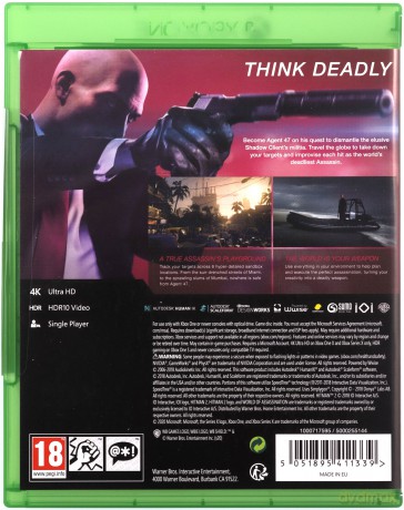 Hitman 2 [GRA XBOX ONE]