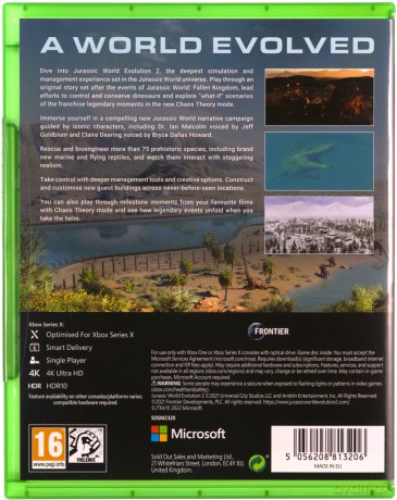 Jurassic World Evolution 2 [GRA XBOX SERIES X]