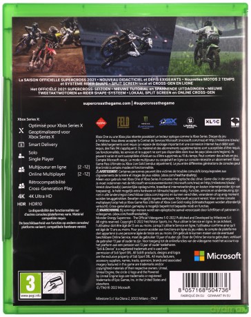 Monster Energy Supercross - The Official Videogame 5 (NL/FR) [GRA XBOX SERIES X]