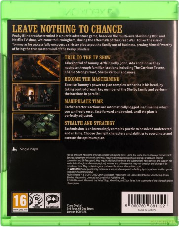 Peaky Blinders: Mastermind [GRA XBOX ONE]