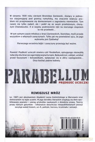 Parabellum Tom 1. Prędkość ucieczki - Mróz Remigiusz [KSIĄŻKA]