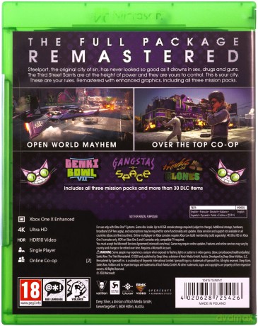 Saints Row The Third Remastered [GRA XBOX ONE]
