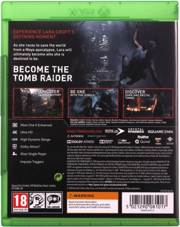 Shadow of the Tomb Raider [GRA XBOX ONE]