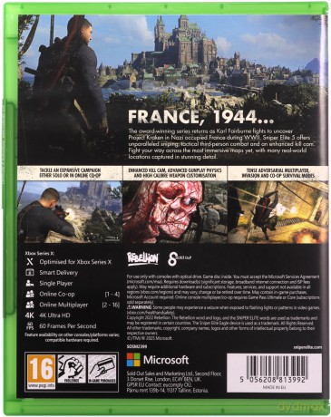 Sniper Elite 5 [GRA XBOX SERIES X]