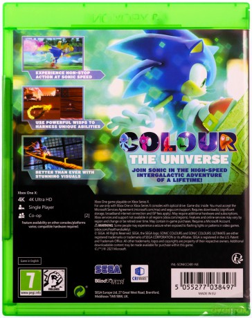 Sonic Colours Ultimate [GRA XBOX ONE]