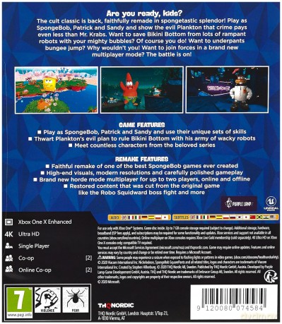 Spongebob SquarePants: Battle for Bikini Bottom - Rehydrated [GRA XBOX ONE]