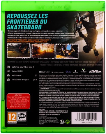 Tony Hawk's Pro Skater 1 + 2 (FR/Multi in Game) [GRA XBOX ONE]