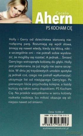 Ps Kocham Cię Wyd. Kieszonkowe - Cecelia Ahern [KSIĄŻKA]