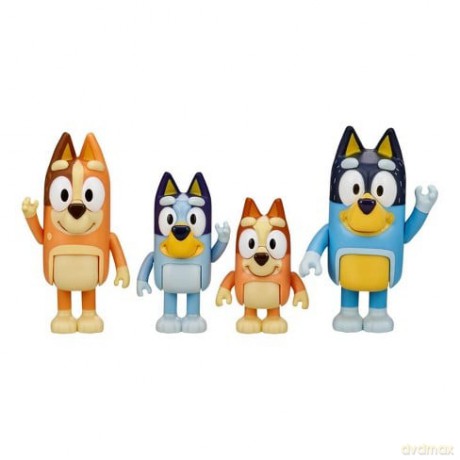 Bluey - Figure 4-pack - Family Pack (90077) [FIGURKA]