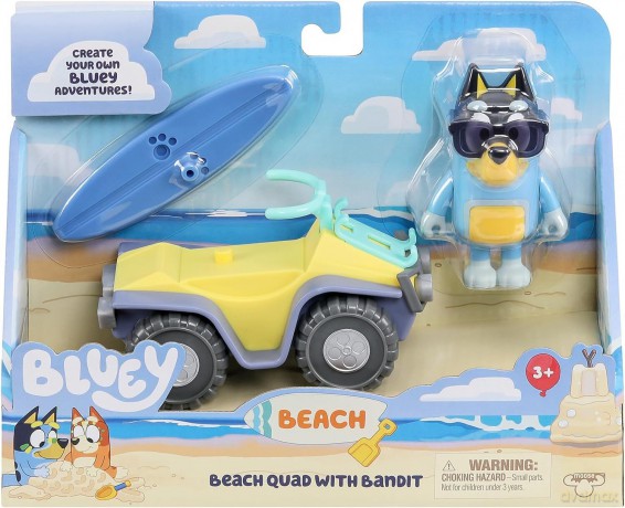 BLUEY - Figure and Vehicle - Beach Quad (90183) [FIGURKA]
