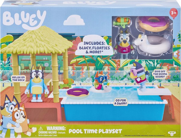 Bluey - Pool time playset - (90151) [FIGURKA]