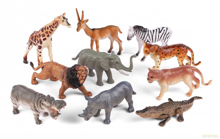 Bull - Wild Animals figures (10 pcs) (63638) [FIGURKA]