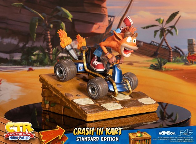 Crash Team Racing Nitro-Fueled (Crash In Kart) RESIN Statue [FIGURKA]