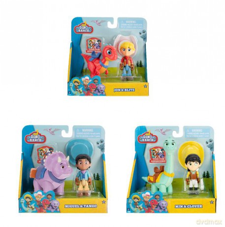 DINO RANCH - RANCHERS 2 PK ASS - (DNR0003) [FIGURKA]
