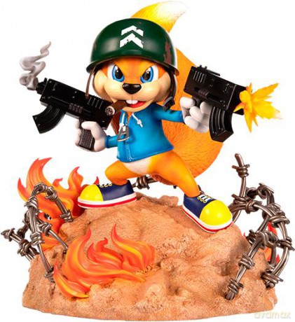 First4Figures - Conker (Soldier Conker) RESIN Statue [FIGURKA]