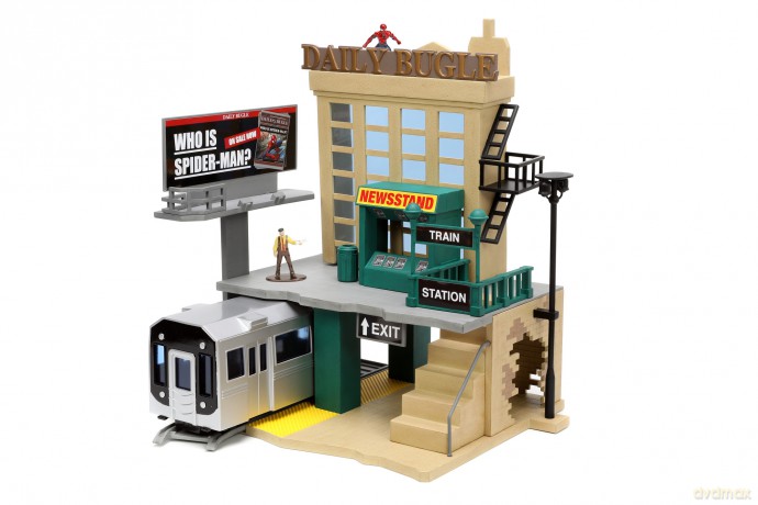 JADA - DISNEY MARVEL SPIDER-MAN - NYC DELUXE NANO SCENE (253225012) (FIGURKA)