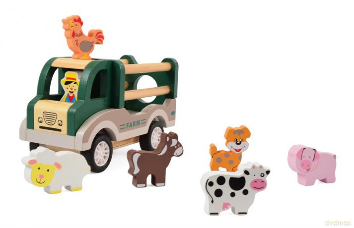 Magni - Farm Truck with 6 animals (2919) [FIGURKA]