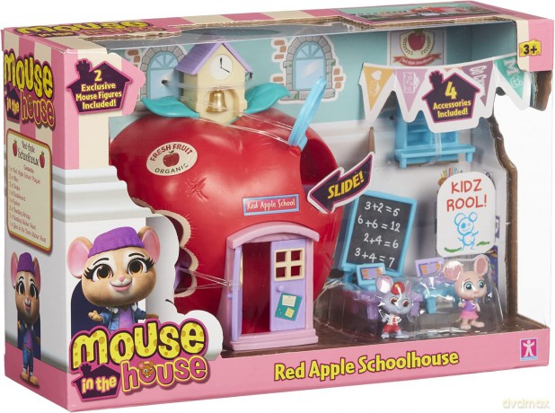 MOUSE IN THE HOUSE - THE RED APPLE SCHOOL PLAYSET (07393) [FIGURKA]