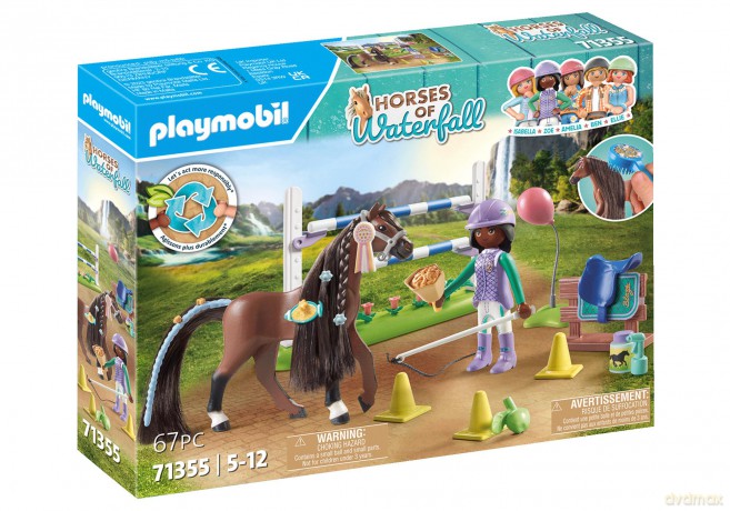 Playmobil - Jumping Arena with Zoe and Blaze (71355) [FIGURKA]