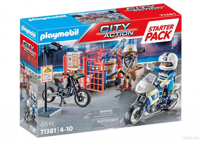 Playmobil - Starter Pack Police (71381) [FIGURKA]