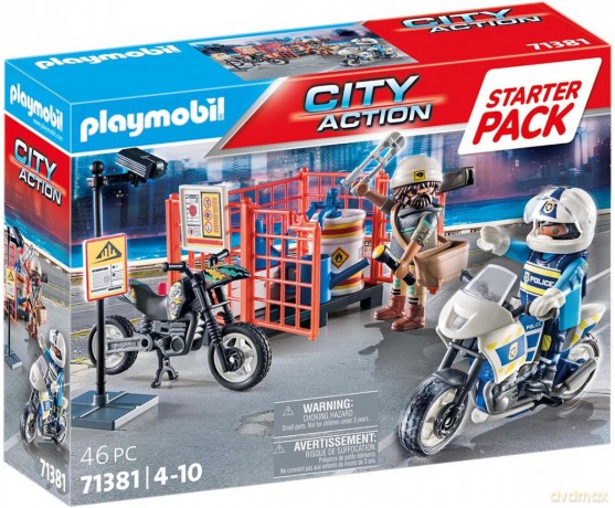 Playmobil - Starter Pack Police (71381) [FIGURKA]