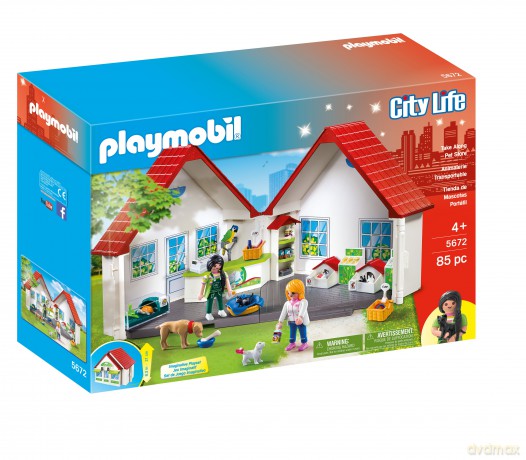 Playmobil City 71396 Przenośny Sklep Zoologiczny  (71396) [FIGURKA]