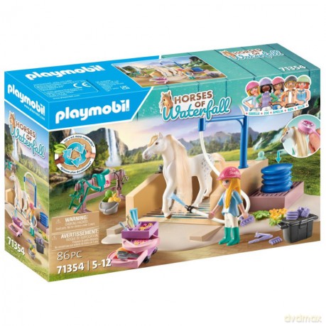 Playmobil - Washing Station with Isabella and Lioness (71354) [FIGURKA]