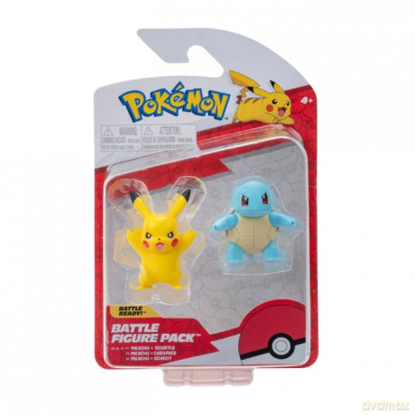 Pokemon - Battle Figure 2 Pk - Squirtle and Pikachu (PKW2853) [FIGURKA]