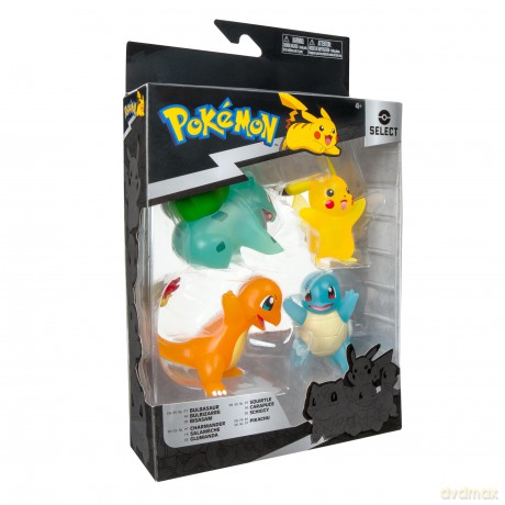 Pokemon - Select Translucent Battle Figure 4 Pack (PKW2798) [FIGURKA]