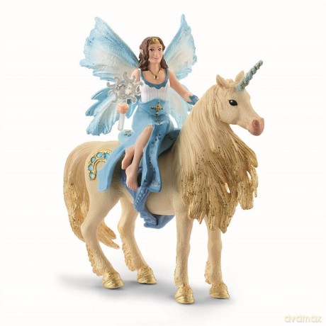 Schleich - Bayala - Eyela riding on golden unicorn (42508) [FIGURKA]